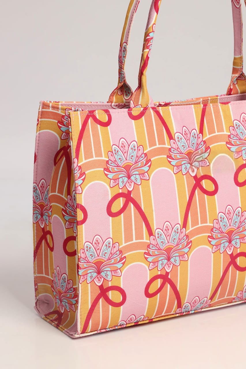 Canvas tote 30 (pink ribbon)